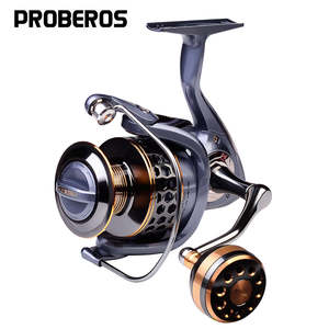 DR7000 Metal Spinning Fishing Reel Left/Right Retrieve 5.2:1 12 Ball Bearings