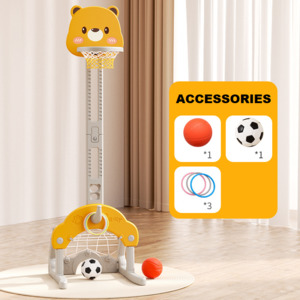 Toy 1: Kids Basketball Hoop Stand Height Adjustable 142CM Water base