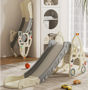 Kids Slide with Basket Ball