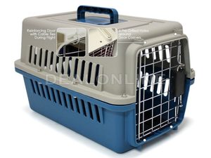 Plastic Pet Cage: 58cm Dog Cage Cat Cage Pet Travel Cage/Carrier