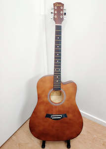 Music Instrument: 41" Wooden Acoustic Guitar - Wood