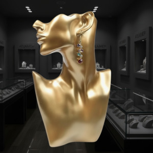 MANNEQUIN HEAD - GOLD