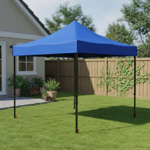Outdoor Funiture: 2.5x2.5M Strong Outdoor Tent Oxford Gazebo Waterproof Auto Button Hexagonal Pole