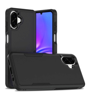 Electronics Photography: Samsung Galaxy A07 Dual Layer Armor Hard Case – Black