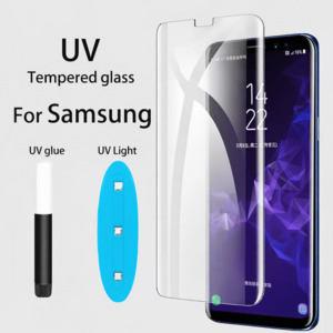 Electronics Photography: UV Liquid Full Glue Tempered Glass for Samsung Galaxy S23 FE
