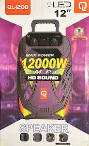 Bluetooth Speaker With Mic 12" QL-1208