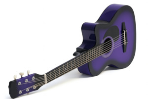 Guitar 38" Purple