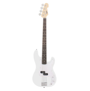 Electric Bass Guitar White