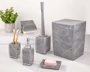 Bathroom Set: Square Marble Bathroom 6pc 202300