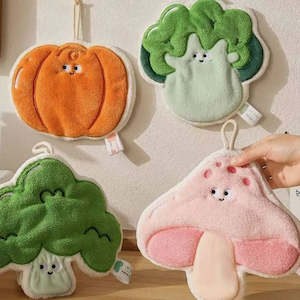 Towel: Kids Vegetable Hand Towel 1501