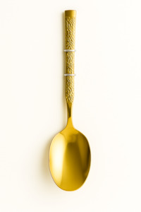 Cutlery: Stainless Steel Solid Spoon Gold 2337 802-9