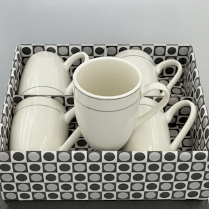 Mugs: Coffee Mug 6pc Set YMJTZ-39