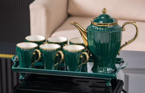 Green Tea Cup 8pc Set 803-5