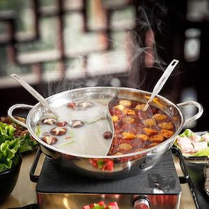 Tea Pot Cup Set: Stainless Steel Korean Hot Pot 32cm HS0032