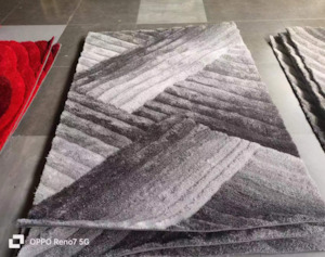 Shaggy Rug Gray 160 x 230cm