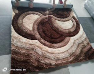 Shaggy Rug 160 x 230cm Brown
