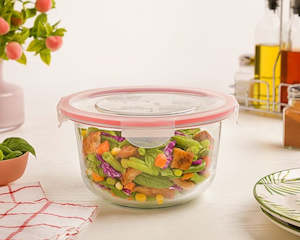 Glass Bowl With Lid 2L 207635