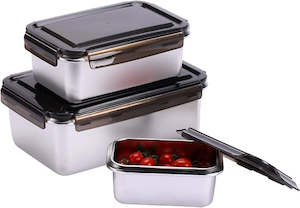 Storage: Stainless Steel Container 3pc