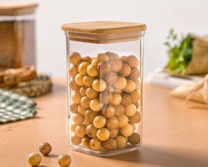 Storage: Spice Canister with Wooden Lid 219759 (500ML)