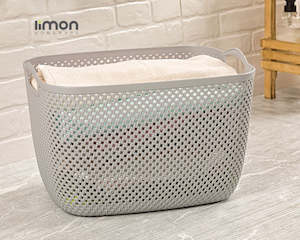 Laundry Storage: Knit Design Laundry Basket - M 227700