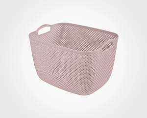 Laundry Storage: Knit Design Laundry Basket - L 213735