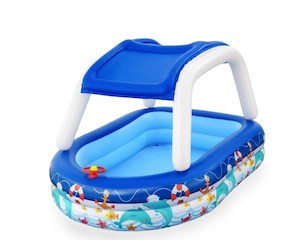 Inflatables: Inflatable Pool Boat With Sun Shade 54370