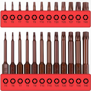 Torx Bit Tamper Resistant Star 24pc SDY-94298
