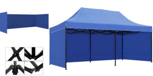 Gazebo Steel 3m x 6m with Side Walls
