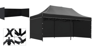 Outdoor: Gazebo Steel 3m x 6m with Side Walls