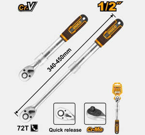 Tools: Ratchet Wrench 1/2" HRTH08128L
