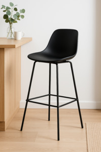Furniture: Tall Black Bar Stool YH-8090 DD20043
