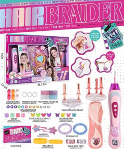 Toys: 2-in-1 DIY Hair Braider Styling 2510-7-69