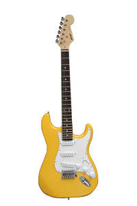 Musical Instruments: Electric Guitar Yellow