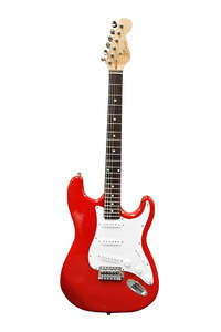 Musical Instruments: Electric Guitar Red