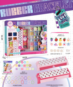 DIY Rubber Bracelet Set 2510-7-65