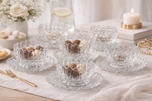 Glassware: Glass Dessert 12pc Set TG1080A/L12