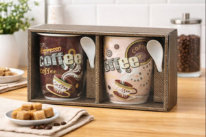 Mugs: Mug with Spoon 2pc