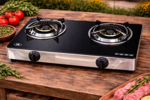 Commercial: Glass Gas Stove Burner 2