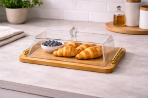 Medium Wooden Tray with Lid 203