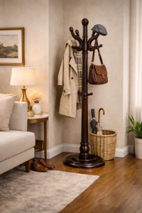 Brown Coat Rack A22-9