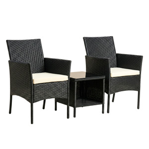 Onyx Outdoor Table & Chairs 3pc Set JHA-323