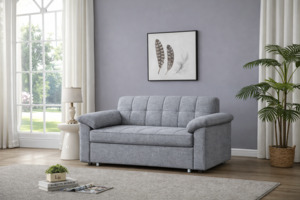 Furniture: Couch Sofa Bed Grey JH9058