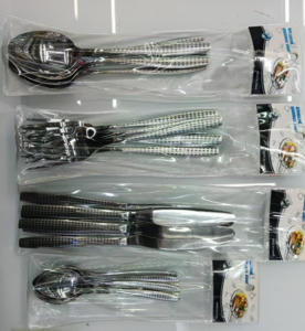 Cutlery: Fork Silver Design 6pc