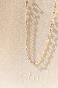 Fine Lines Collection: Petite Barre Link Necklace