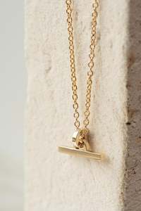 Signature Collection: Signature D Fob Necklace