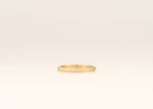 Ceremonial Collection: Diamond Pave Knife Edge Ring