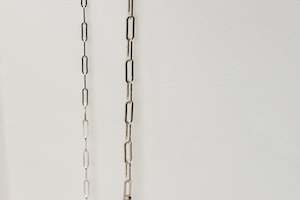 All Necklaces: Silver Barre Link Bracelet