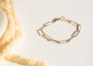 Fine Lines Collection: Barre Link Bracelet