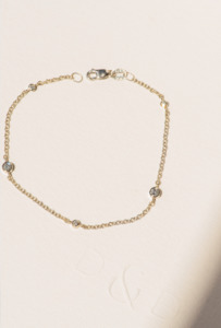 Bracelets: 5 Le Point Lab Diamond White Gold Bracelet