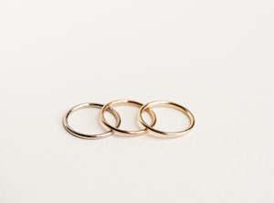 Ceremonial Collection: Super Fine Round Gold Band